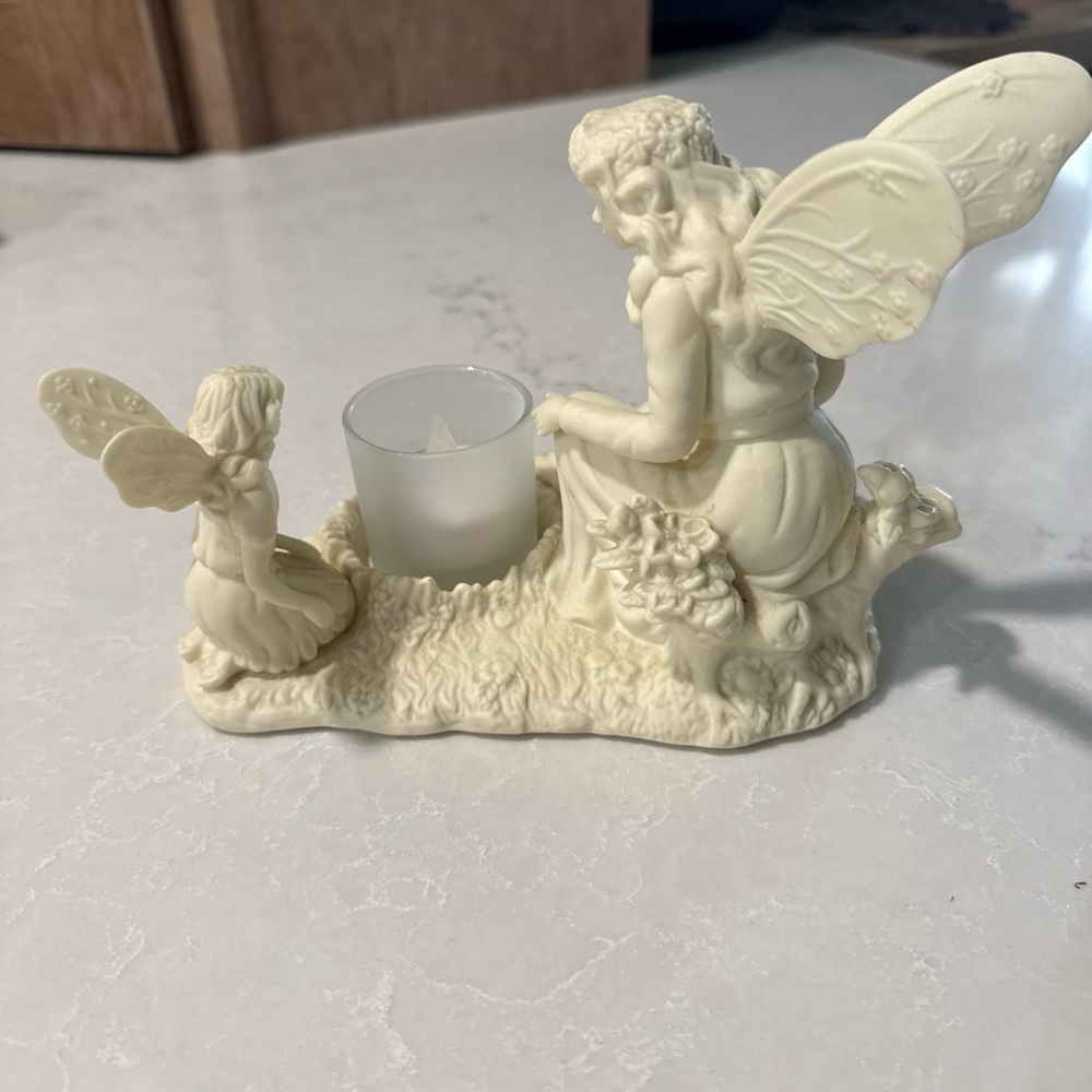 PartyLite Ariana Ivory Fairy Candle Holder - Picture 7 of 8